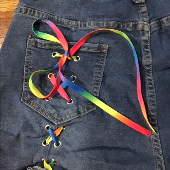 Pants - Denim Blue Women's Shorts size large